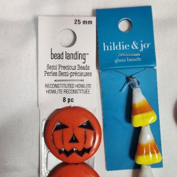 Bundle of 5 strands of Halloween Beads for crafting NWT - Picture 3 of 4